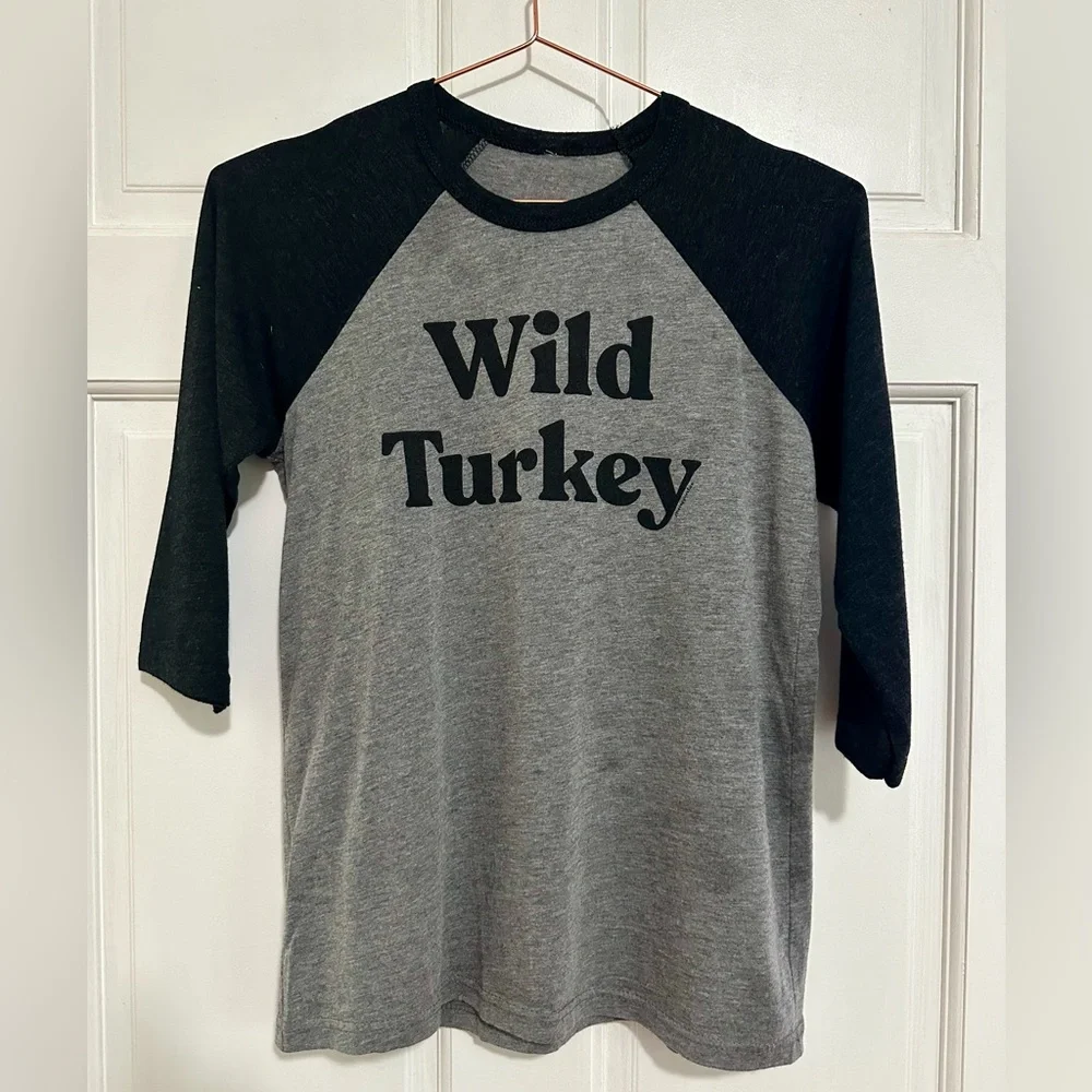 {Rivet Apparel} Wild Turkey Baseball Tee - Sz YL 11-12 🦃 - Picture 4 of 13